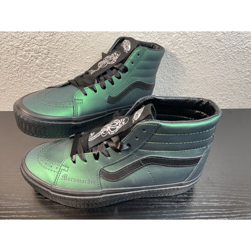 VANS X Harry Potter Morsemordre Dark Arts Sk8 Hi Platform Size 8.5 Holographic